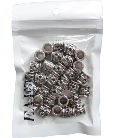 50pcs Tibetan Silver Tone Spacer Beads Fit European Charms Bracelet Ring Edges 50 PCS Model 15 $9.43 Bracelets