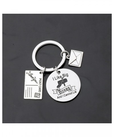 Postman Keychain with Postcard Letter Charms Mail Carrier Gift Appreciation Gift for Postal Worker Postman Keychain $11.27 Br...