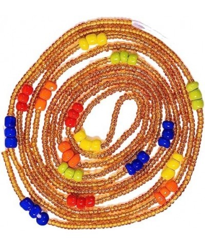 50 inch Handmade African Waist Beads for Women - Colorful, Non-Stretching - Candy Land (Tie-on) $9.86 Body Jewelry