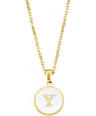 Initial Necklaces for Women Trendy, Gold Plated Letter A-Z Pendant Necklace Huge Initial Necklace Personalized for Women Teen...