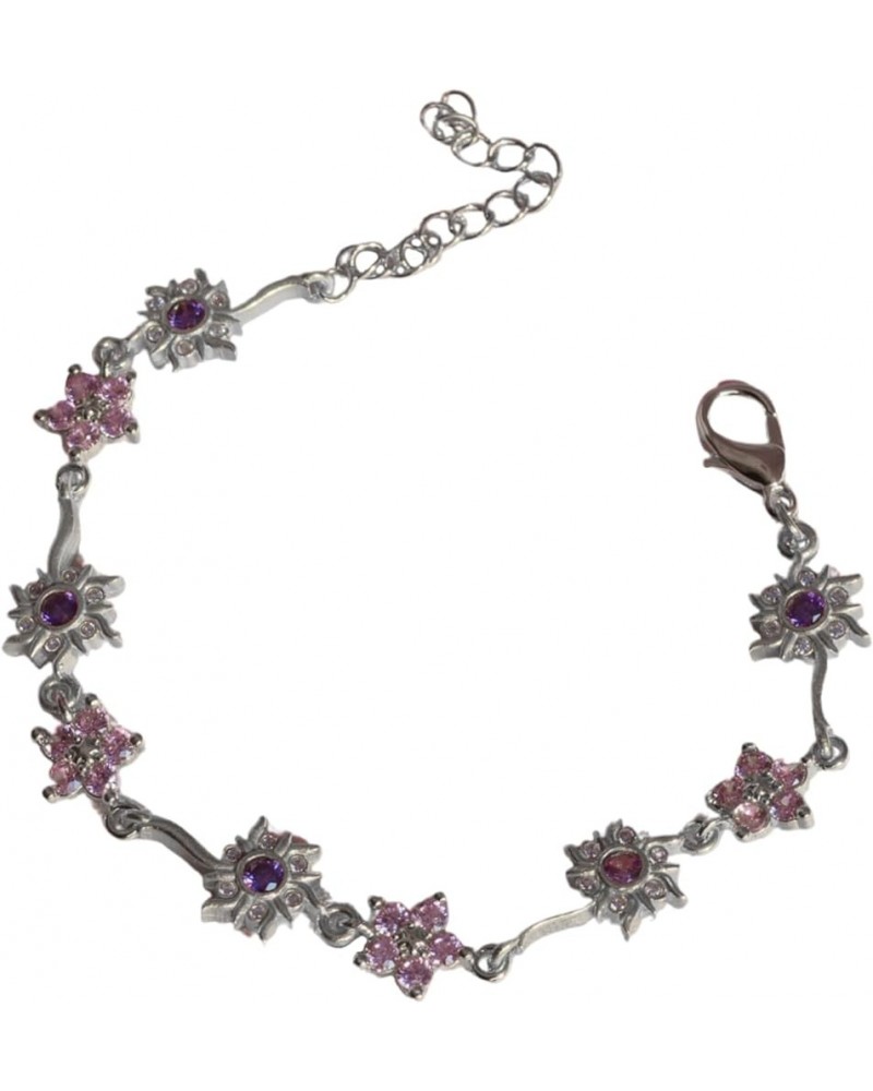 Rapunzel Sunkissed Bracelet, Princess Jewelry, Purple Sun Bracelet Silver $27.55 Bracelets