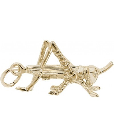 Cricket Charm, Charms for Bracelets and Necklaces Yellow Gold $21.17 Bracelets