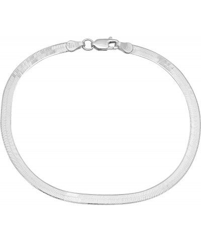 3.3mm Solid .925 Sterling Silver Flat Herringbone Chain Necklace + Bracelet Set 18.0 Inches Necklace + 8 inch bracelet $32.76...