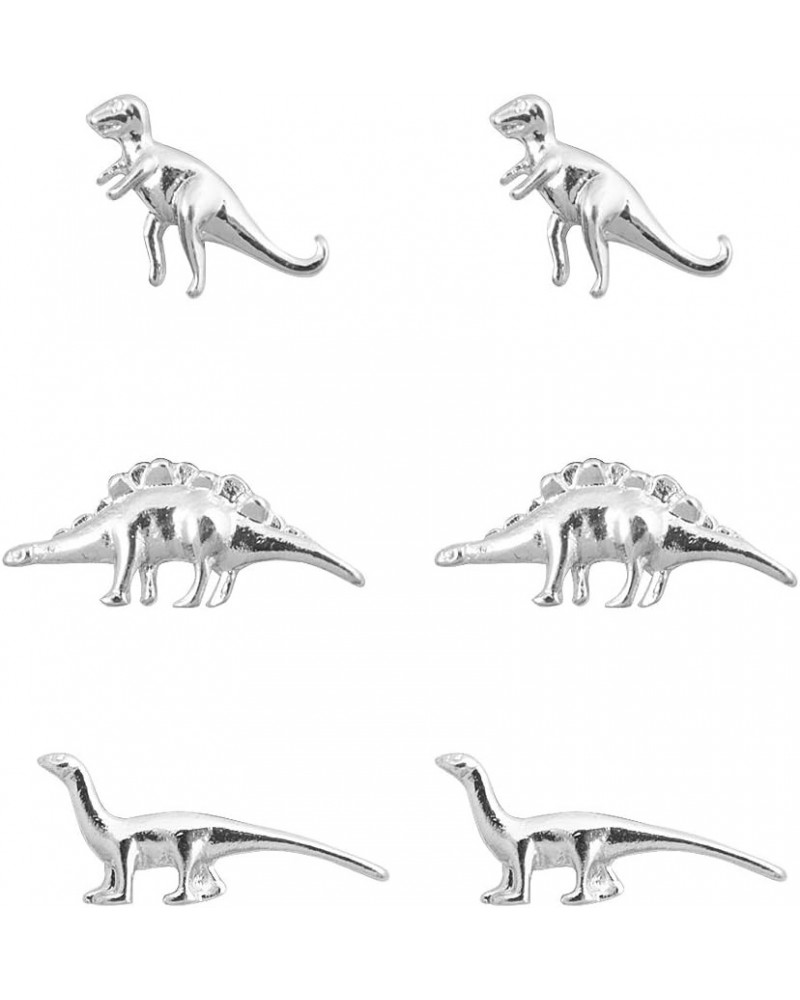 Dinosaur Vintage Necklace Short Collar Fashion Costume Jewelry for Women Teens Mini-Sliver $11.65 Necklaces