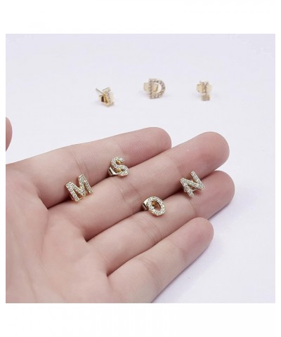 3 Pairs Initial Stud Earrings for Women 14K Gold Earrings Set Fashion Alphabet Letter Initial Earrings for Girls Jewelry Gift...