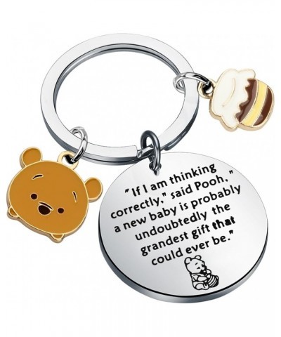 New Parent Gifts New Born Gift Baby Mommy/Daddy Keychain Announcement Gift Fathers Day Mothers Day Gift P Bear S $9.53 Pendants