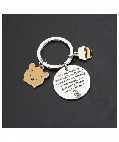 New Parent Gifts New Born Gift Baby Mommy/Daddy Keychain Announcement Gift Fathers Day Mothers Day Gift P Bear S $9.53 Pendants