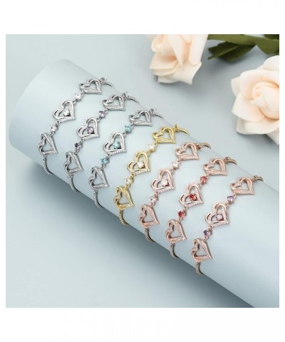 Cremation Jewelry Heart Urn Bracelet for Ashes for Women Girls Cremation Link Memorial Bracelet Gold-White $12.25 Others