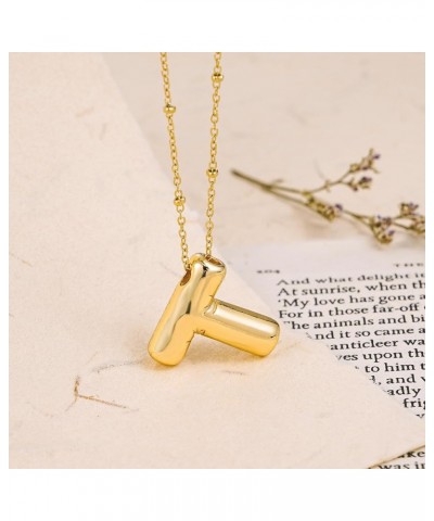 ??????? ????????? for Women Girl, Dainty Gold ??????? ?????? ?????? ????????, 14K Gold Plated Layered Necklaces Puffy Name Pe...