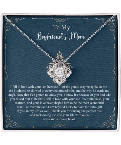 To My Boyfriend's Mom Necklace, Boyfriend's Mom Gifts From Girlfriend, Necklace For Boyfriend's Mom, Gifts For Boyfriend's Mo...