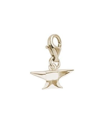 Anvil Charm with Lobster Clasp Yellow Gold $19.36 Bracelets