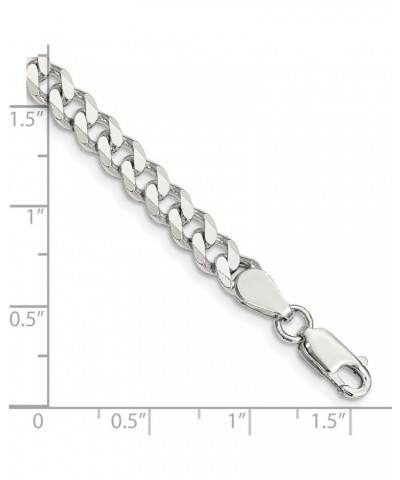 925 Sterling Silver 6mm Curb Chain Ankle Bracelet 10 Inch Jewelry Gifts for Women $48.64 Anklets