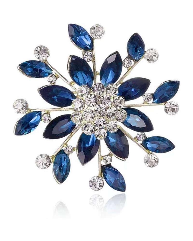 Flower Brooches Pins for Women Fashion Brooch for Women, Floral Women's Brooches & Pins Elegant Crystals Rhinestone Women Cor...