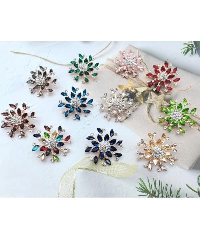 Flower Brooches Pins for Women Fashion Brooch for Women, Floral Women's Brooches & Pins Elegant Crystals Rhinestone Women Cor...