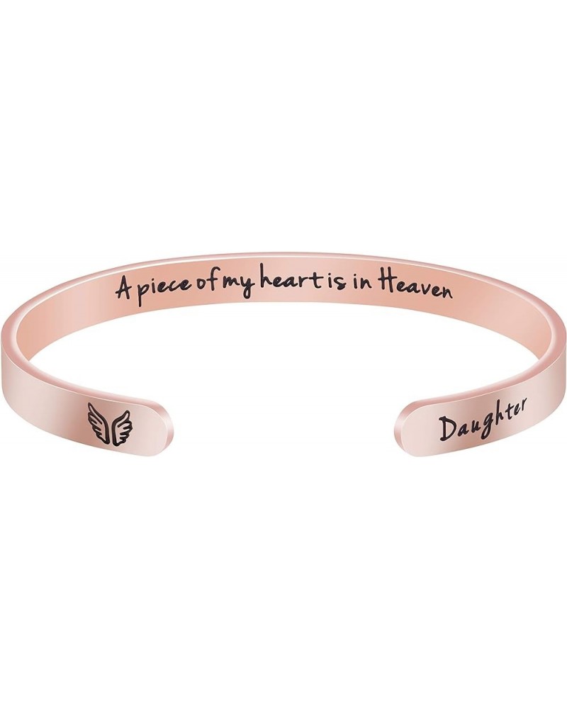 ???????? ???????? for Women In Memory of Jewelry Gift Sympathy Remembering Loss of One You Loved Cuff Bracelets Rose gold cuf...