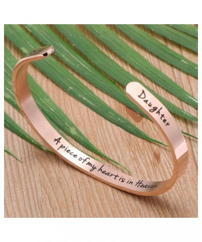 ???????? ???????? for Women In Memory of Jewelry Gift Sympathy Remembering Loss of One You Loved Cuff Bracelets Rose gold cuf...