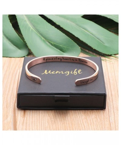 ???????? ???????? for Women In Memory of Jewelry Gift Sympathy Remembering Loss of One You Loved Cuff Bracelets Rose gold cuf...