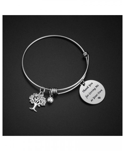 Step Mom Bracelet Gifts - Mother's Day Gift for Step Mom From Daughter Son, Thank You for Loving Me As Your Own Stepmother Br...