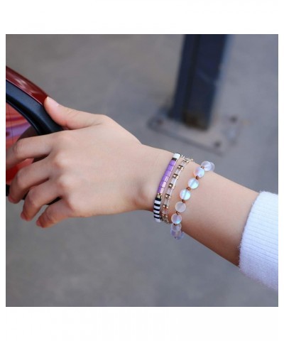 Women Bracelets Moonstone Beads 10001D $10.39 Bracelets