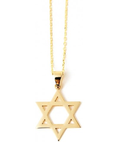 Star of David Necklace in 14K Solid Gold | 14k Gold Star Pendant Necklace for Women | Celestial Jewelry, 18 $54.45 Necklaces