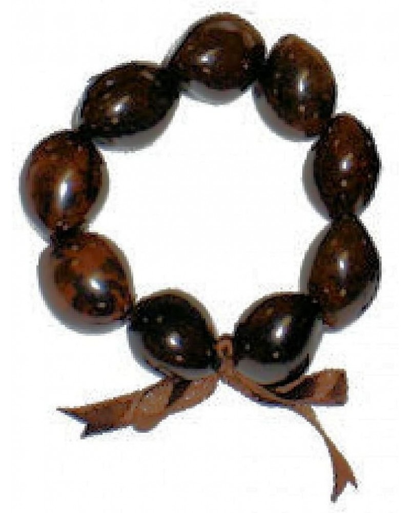 Hawaiian Style Kukui Nut Bracelet Brown $7.66 Bracelets