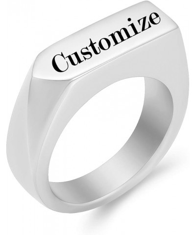 Cremation Jewelry Arrow Urn Ring for Ashes for Men Women Engraved Memorial Keepsake Ring Customize $10.12 Others