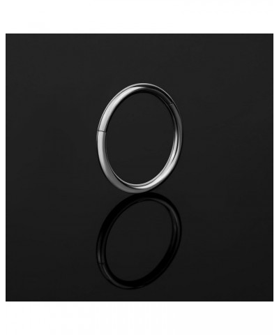 ASTM F136 Titanium Nose rings Piercing Jewelry Hoop 16G 18G 20G 6mm 8mm Gold 16G(1.2mm), 5/16"(8mm) $7.79 Others