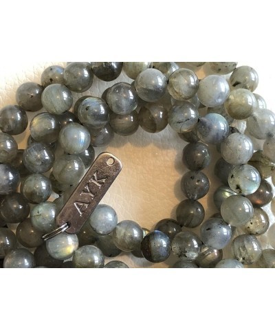 108 Mala Beads Necklace - Reiki Healing Crystals - Handmade Buddhist Prayer Beads Labradorite 10 mm $28.31 Necklaces