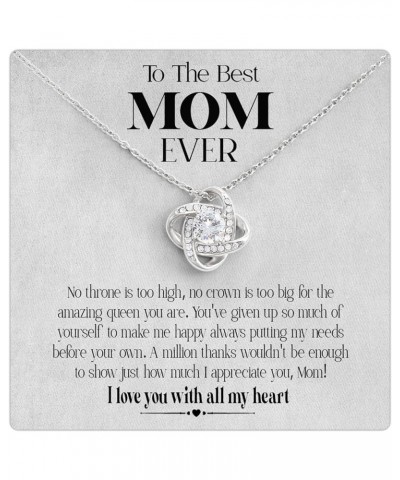 Mothers Day Gifts For Mom From Daughter, Mothers Day Necklace For Mom With Luxury Lighted Box & Heartfelt Message, Mother Dau...