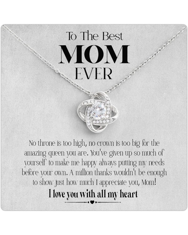 Mothers Day Gifts For Mom From Daughter, Mothers Day Necklace For Mom With Luxury Lighted Box & Heartfelt Message, Mother Dau...