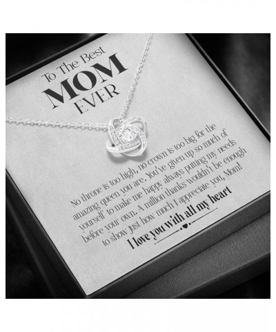 Mothers Day Gifts For Mom From Daughter, Mothers Day Necklace For Mom With Luxury Lighted Box & Heartfelt Message, Mother Dau...