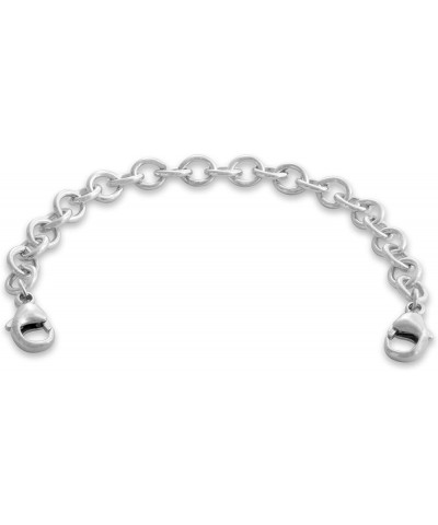 Sterling Silver 5.5.mm Bracelet Necklace Safety Chain 2"-6 3.0 Inches $20.56 Necklaces