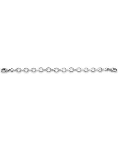 Sterling Silver 5.5.mm Bracelet Necklace Safety Chain 2"-6 3.0 Inches $20.56 Necklaces