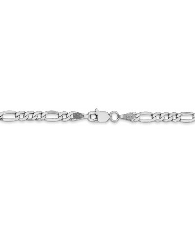 14k White Gold 3.5mm Figaro Chain Necklace - with Secure Lobster Lock Clasp 20.0 Inches $155.40 Necklaces