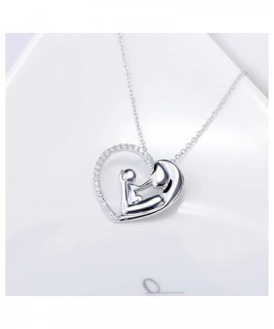 Necklaces for Women Trendy Dainty Necklaces Gift Heart Love Necklace European Pendant Alphabet Mom Holiday Chunky Dainty Y-2K...